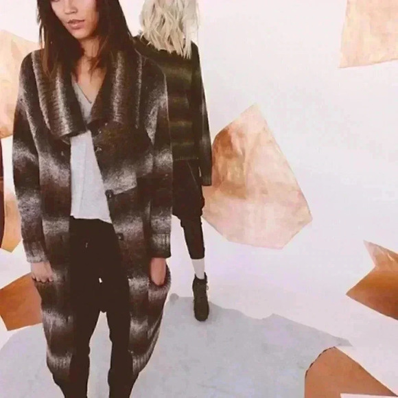 Knit Cardigan -Brown tones - Picture 4 of 4